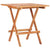 3 Piece Folding Bistro Set Solid Teak Wood