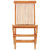 3 Piece Folding Bistro Set Solid Teak Wood