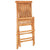 3 Piece Folding Bistro Set Solid Teak Wood