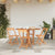 Folding Butterfly Garden Table 120x70x75 cm Solid Teak Wood
