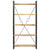 5-Tier Bookcase 90x30x180 cm Solid Mango Wood