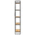 5-Tier Bookcase 90x30x180 cm Solid Mango Wood