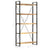 5-Tier Bookcase 90x30x180 cm Solid Mango Wood