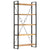 5-Tier Bookcase 90x30x180 cm Solid Mango Wood