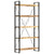 5-Tier Bookcase 90x30x180 cm Solid Mango Wood