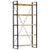 5-Tier Bookcase 90x30x180 cm Solid Acacia Wood