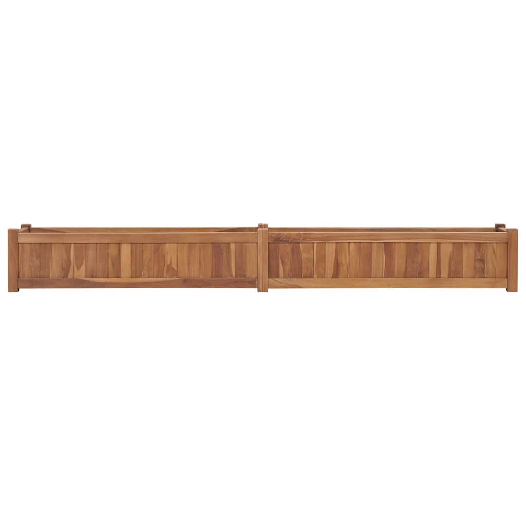 Raised Bed 200x30x25 cm Solid Teak Wood