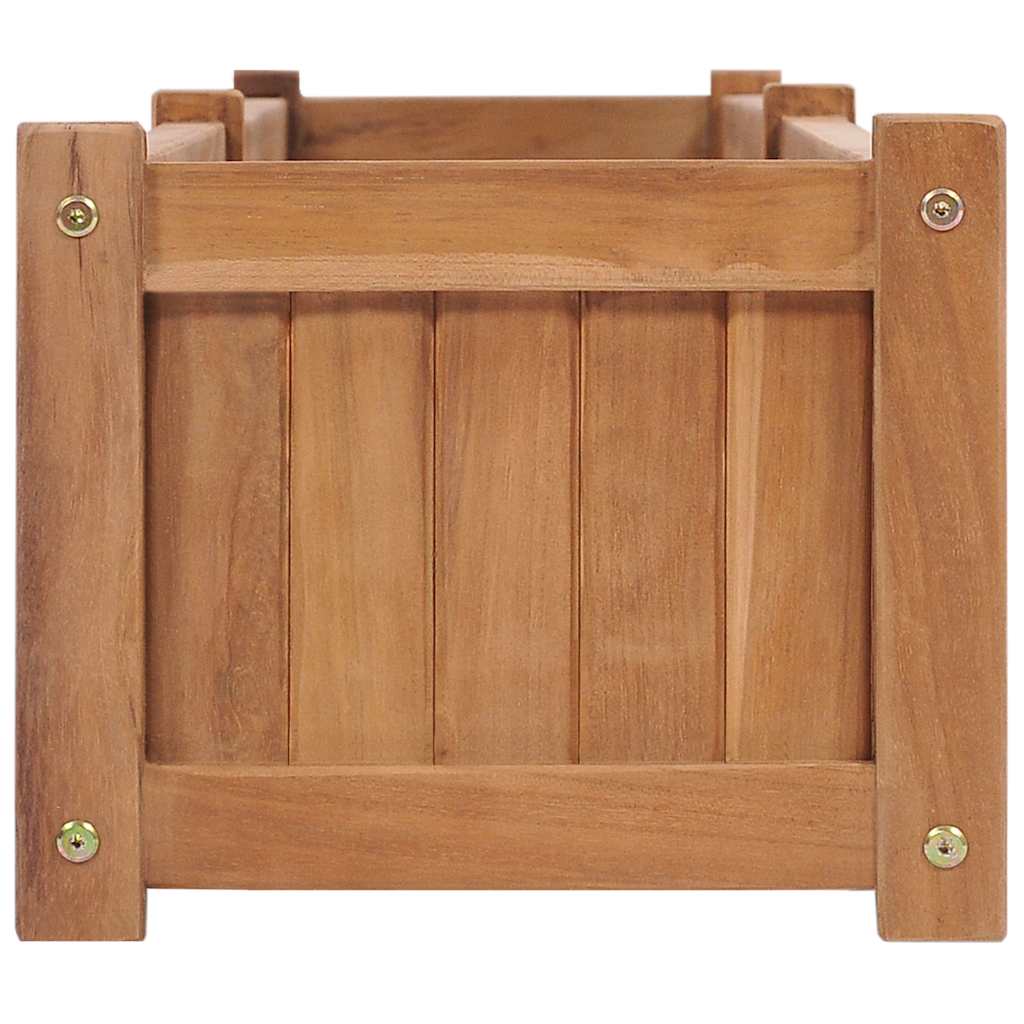 Raised Bed 200x30x25 cm Solid Teak Wood
