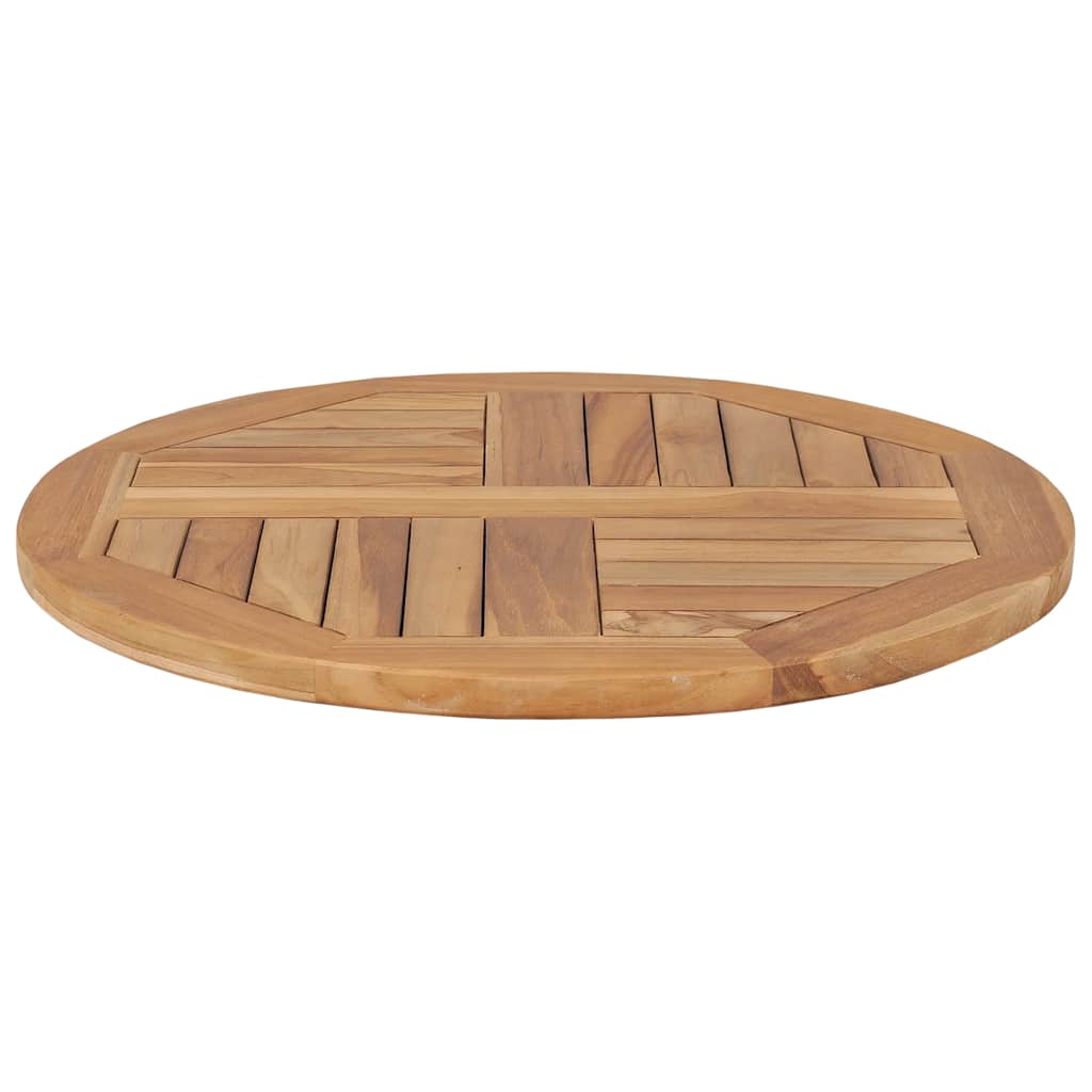 Table Top Solid Teak Wood Round 2.5 cm 60 cm