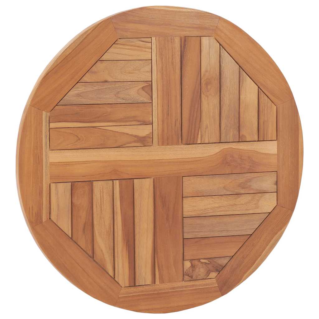 Table Top Solid Teak Wood Round 2.5 cm 60 cm