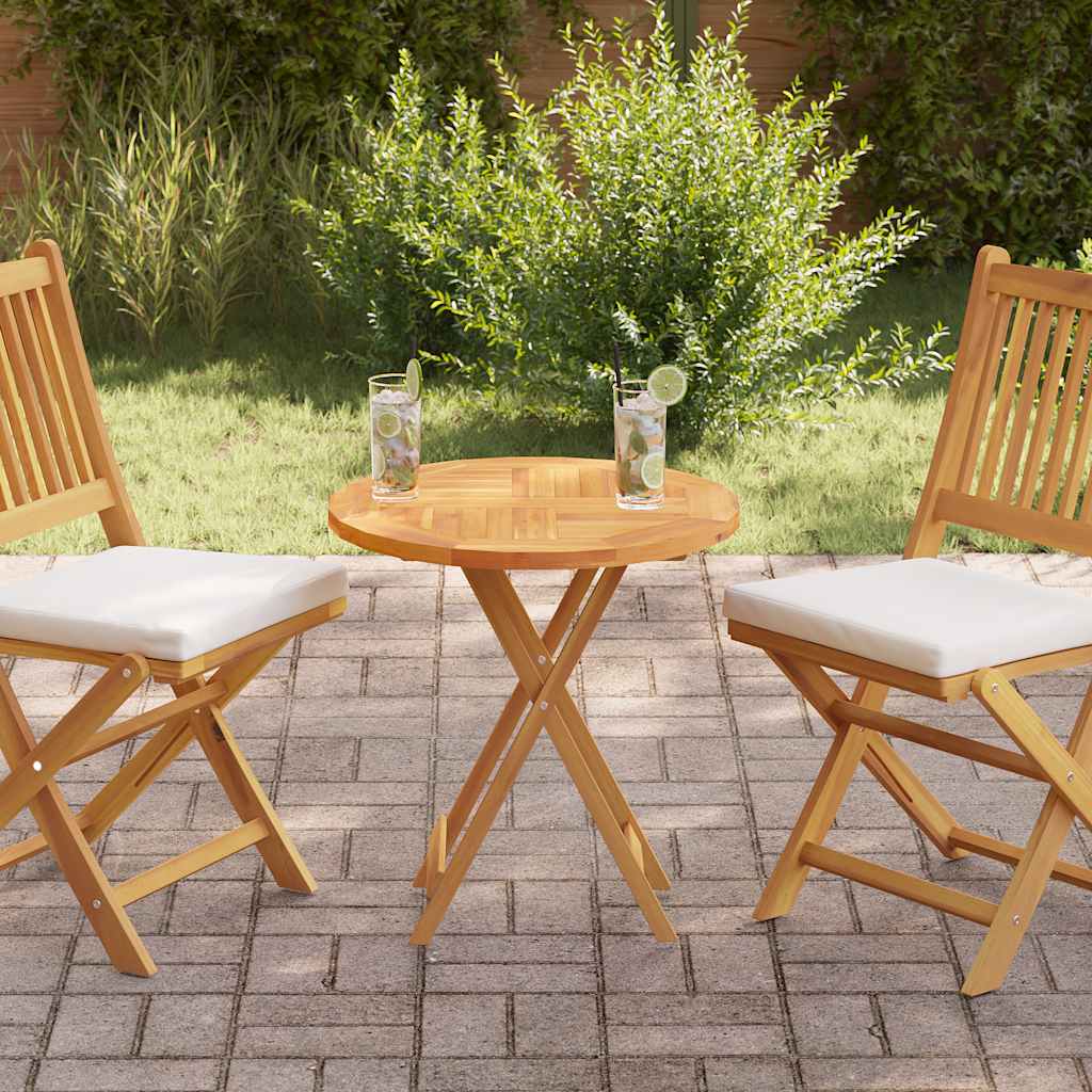 Table Top Solid Teak Wood Round 2.5 cm 60 cm