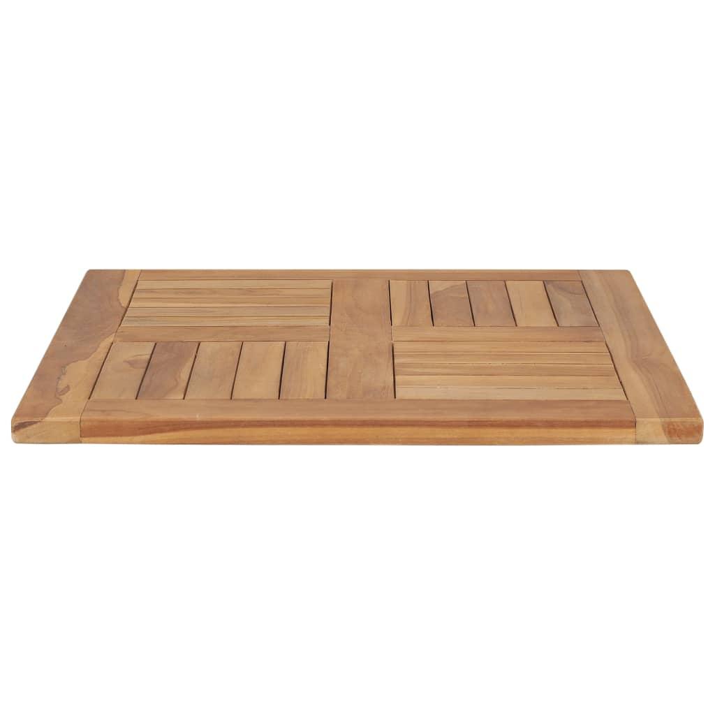 Table Top Solid Teak Wood 60x60x2.5 cm