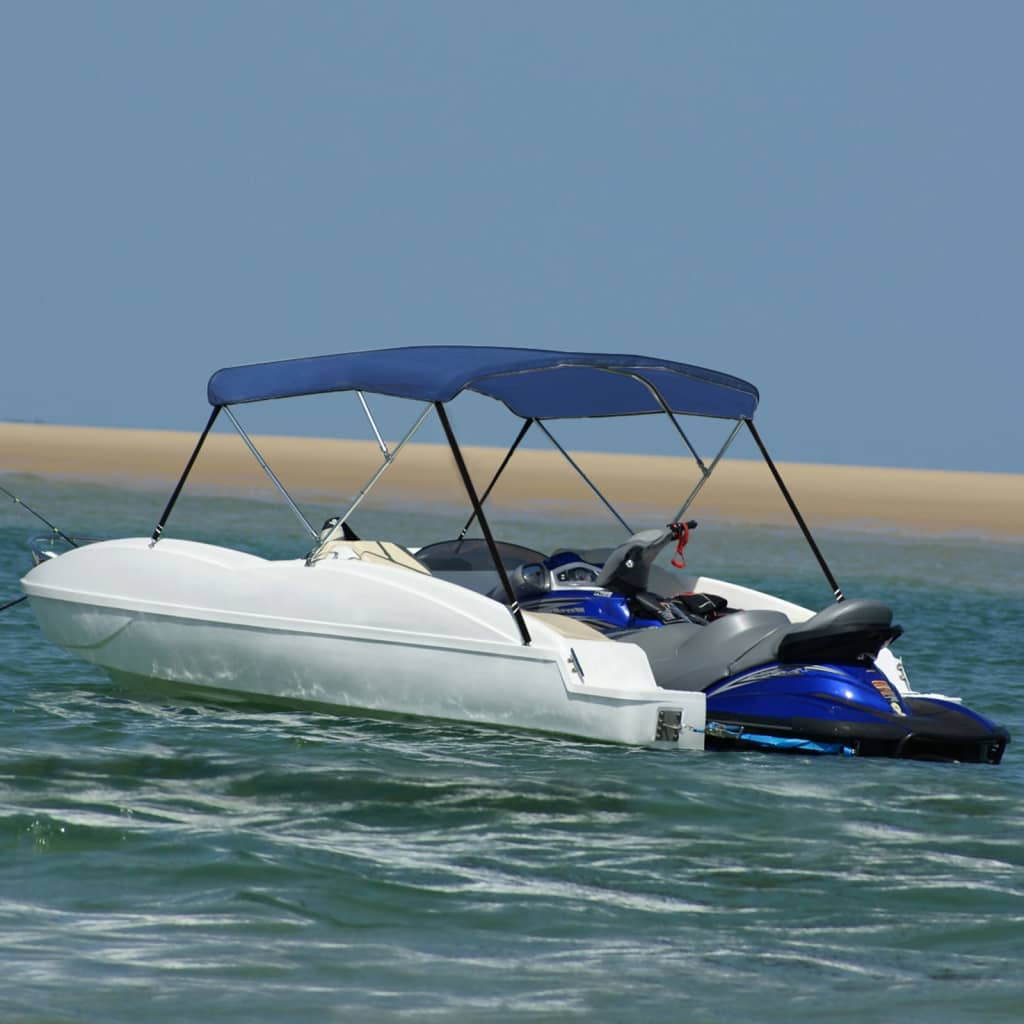 3 Bow Bimini Top Blue 183x160x137 cm