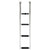 Folding Boarding Ladder 4-step Stainless Steel