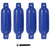 Boat Fenders 4 pcs Blue 41x11.5 cm PVC