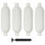 Boat Fenders 4 pcs White 51x14 cm PVC