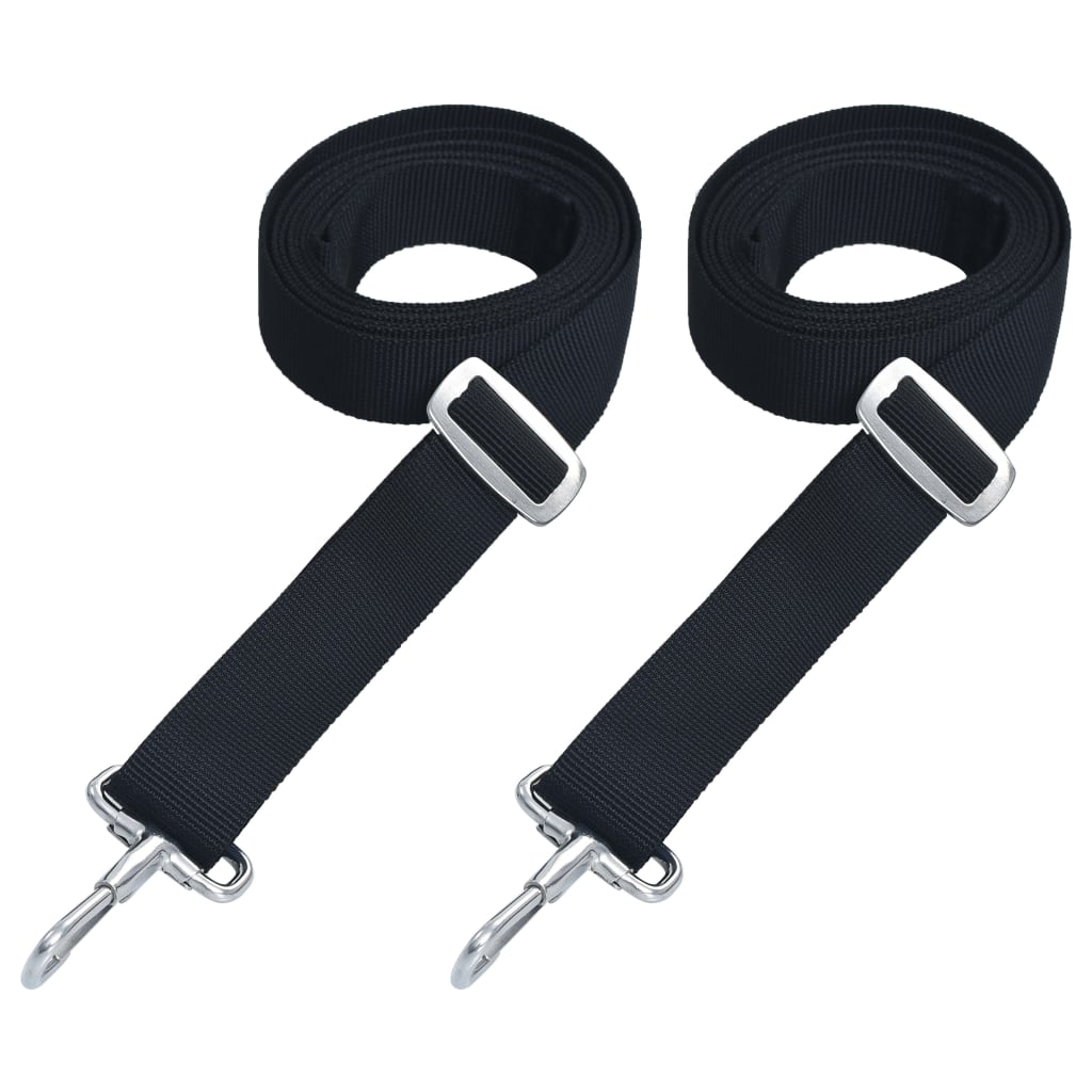 Bimini Top Straps 2 pcs Fabric and Stainless Steel