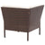 6 Piece Garden Lounge Set with Cushions Poly Rattan Brown