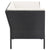 6 Piece Garden Lounge Set with Cushions Poly Rattan Black
