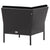 6 Piece Garden Lounge Set with Cushions Poly Rattan Black