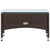 4 Piece Garden Lounge Set With Cushions Poly Rattan Brown