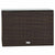 5 Piece Garden Lounge Set with Cushions Poly Rattan Brown