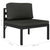 3 Piece Garden Lounge Set with Cushions Aluminium Anthracite