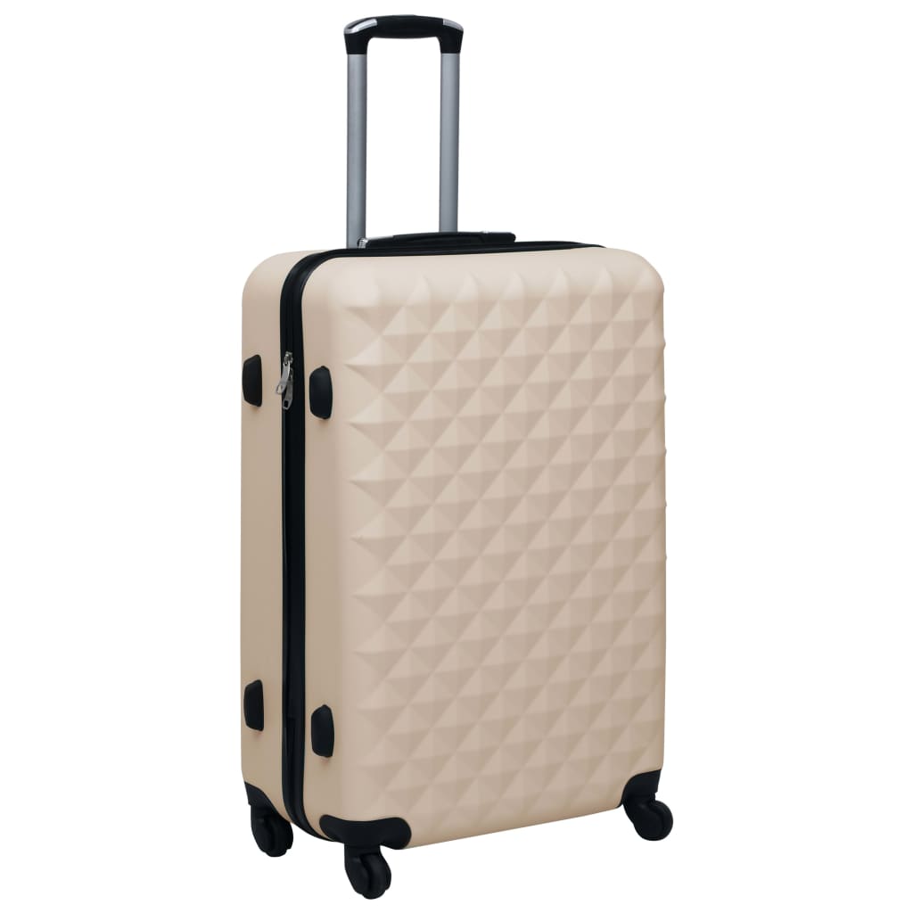 Hardcase Trolley Set 3 pcs Gold ABS