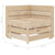 Garden Pallet Corner Sofa Wood