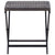 Folding Stool Poly Rattan Brown