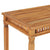 Garden Dining Table 110x65x80 cm Solid Teak Wood