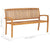 3-Seater Stacking Garden Bench 159 cm Solid Teak Wood