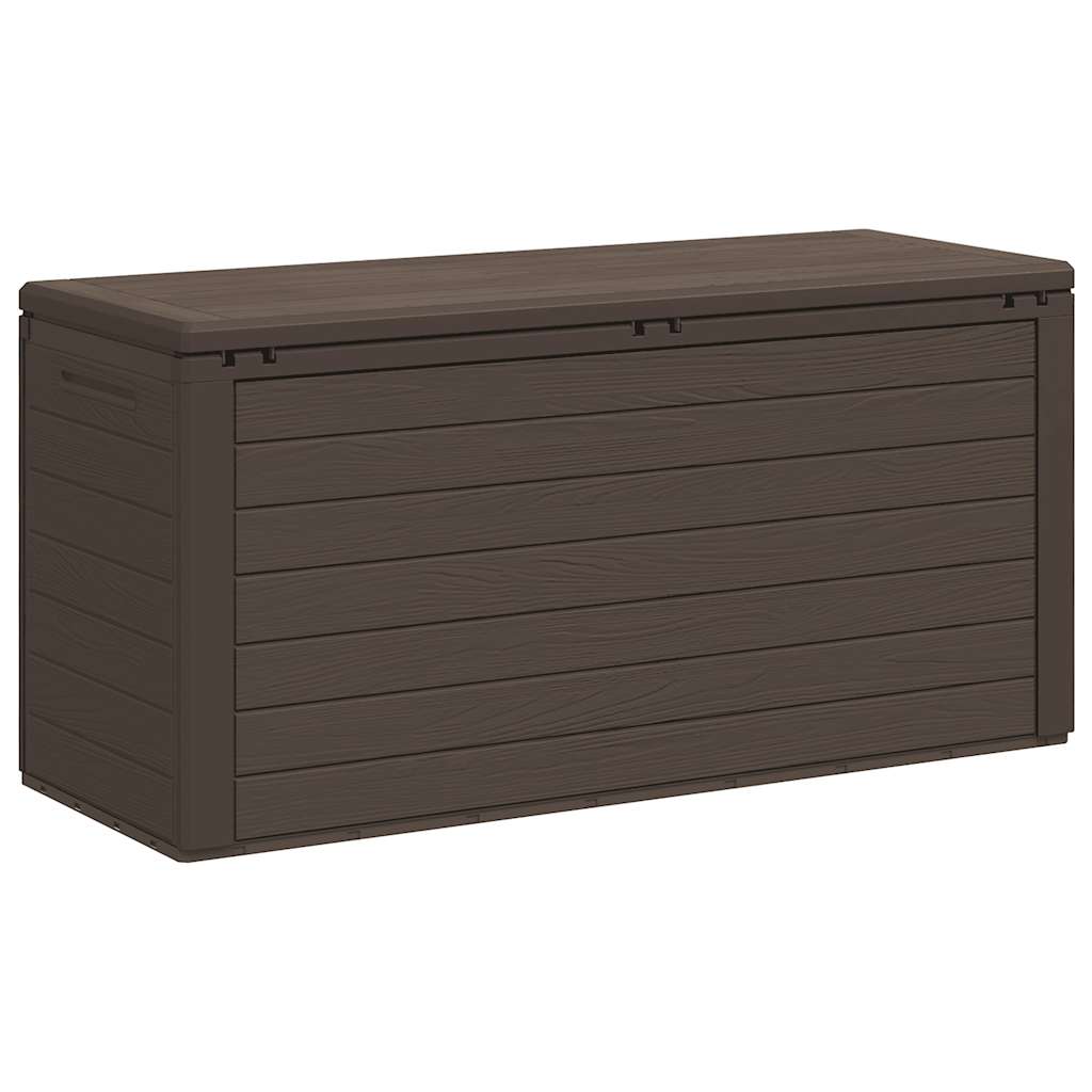 Garden Storage Box Brown 116x44x55 cm