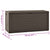 Garden Storage Box Brown 116x44x55 cm