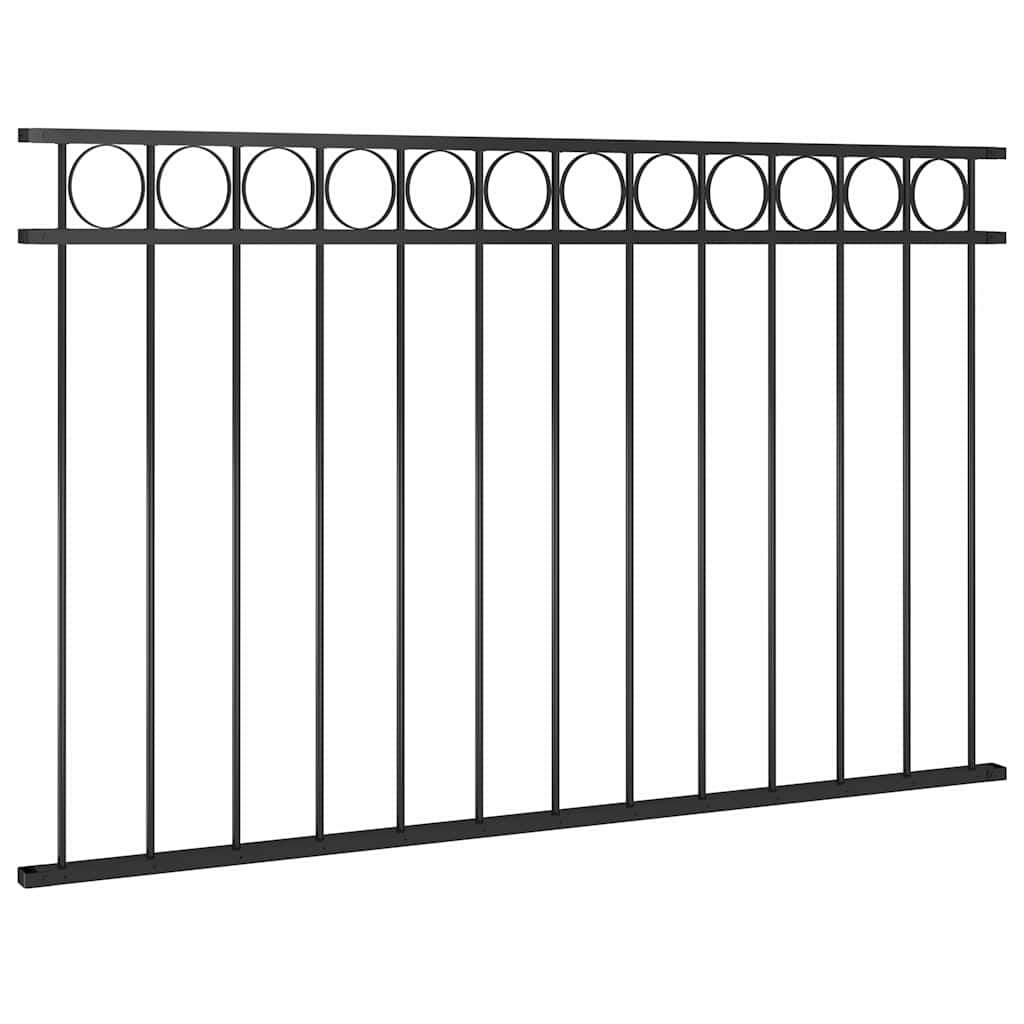 Fence Panel Assen Steel 163x80 cm Black