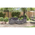 6 Piece Garden Sofa Set with Cushions Poly Rattan Dark Grey