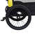 2-in-1 Pet Bike Trailer and Jogging Stroller Yellow and Black