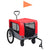 2-in-1 Pet Bike Trailer and Jogging Stroller Red and Grey