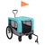 2-in-1 Pet Bike Trailer and Jogging Stroller Blue and Grey