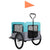 2-in-1 Pet Bike Trailer and Jogging Stroller Blue and Grey