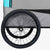 2-in-1 Pet Bike Trailer and Jogging Stroller Blue and Grey