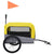 2-in-1 Pet Bike Trailer and Jogging Stroller Yellow and Grey