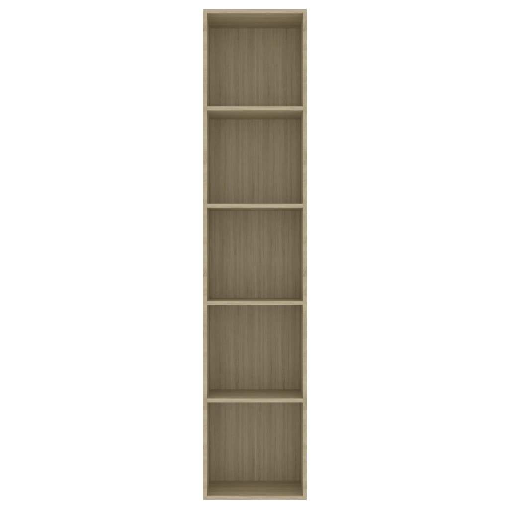 Book Cabinet Sonoma Oak 40x30x189 cm Engineered Wood