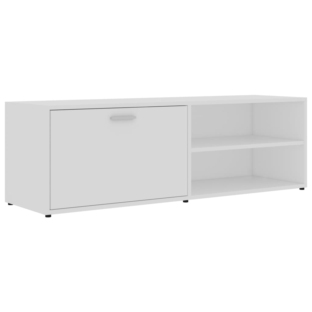 TV Cabinet White 120x34x37 cm Engineered Wood