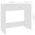 Desk White 80x40x75 cm Engineered Wood