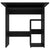 Desk Black 80x45x74 cm Engineered Wood
