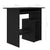Desk Black 80x45x74 cm Engineered Wood