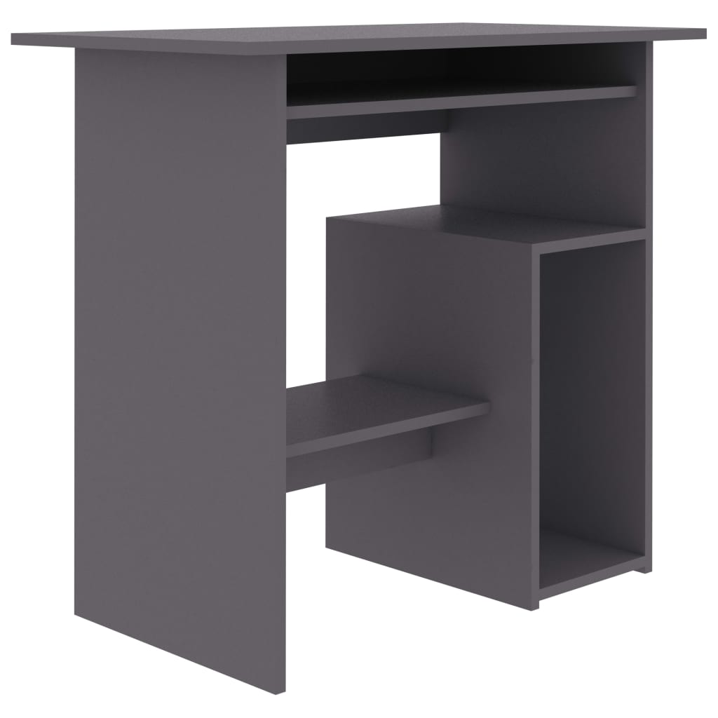 Desk Grey 80x45x74 cm Engineered Wood