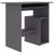 Desk Grey 80x45x74 cm Engineered Wood