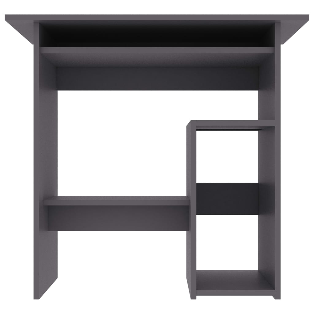 Desk Grey 80x45x74 cm Engineered Wood